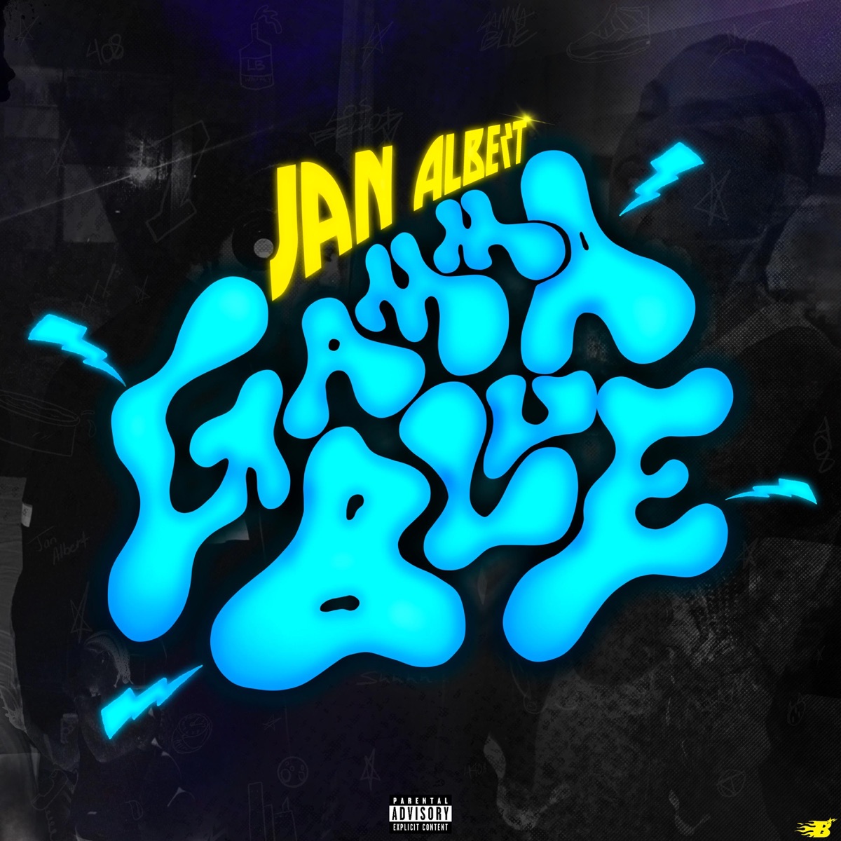 GAMMA BLUE - Single by Jan Albert album cover