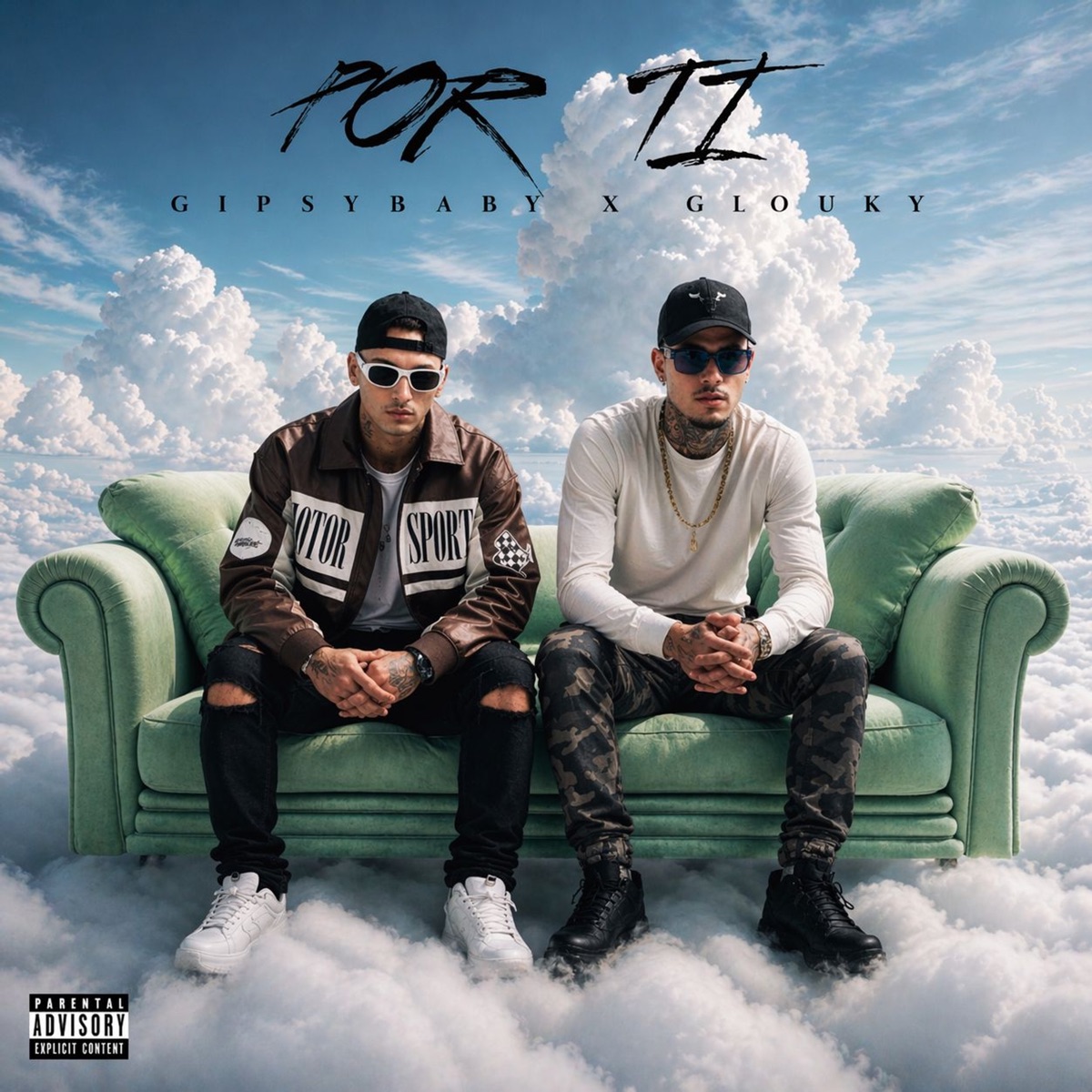 Por Ti - Single by Glouky & Gipsybaby album cover