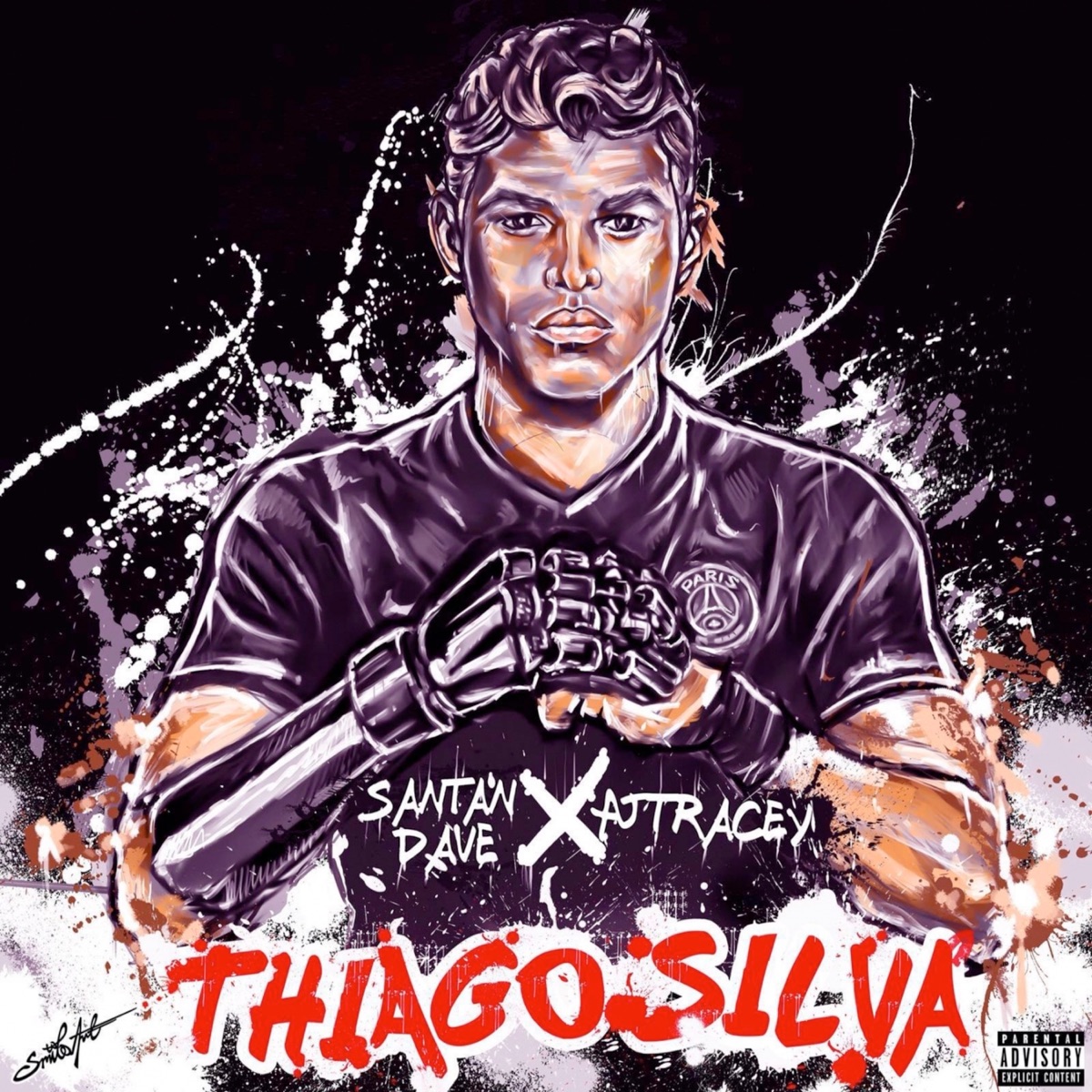 Thiago Silva - Single by Dave & AJ Tracey album cover