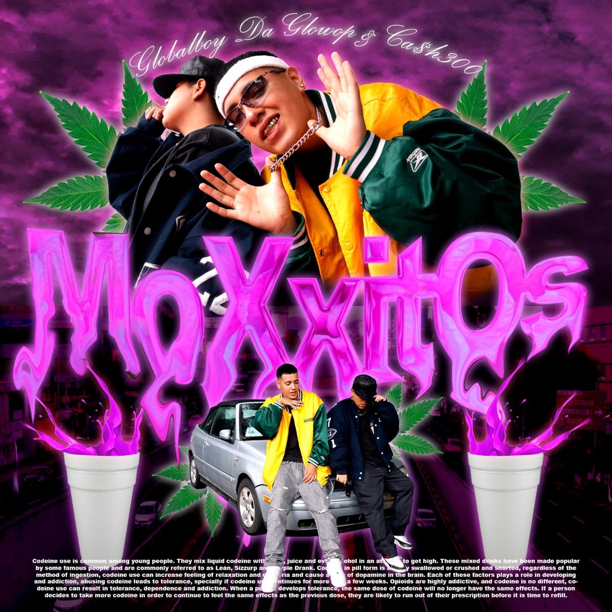 MoXxitOs - EP by Pink Playa, GlobalBoy Da Glowop & Ca$h300 album cover