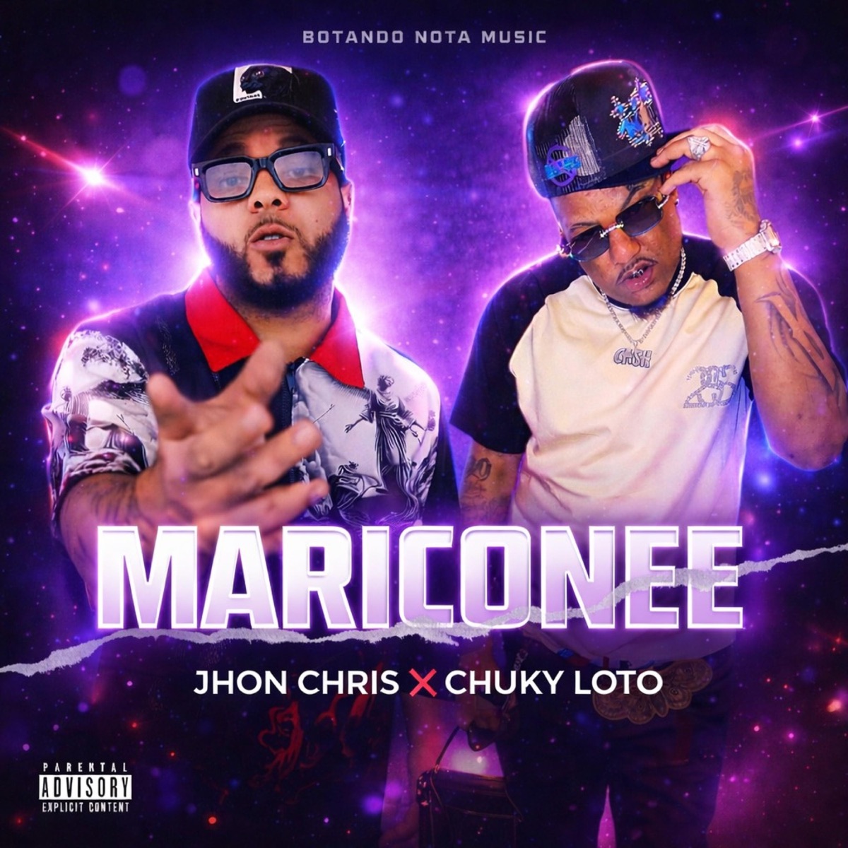 Mariconee (feat. chuky de lewa & jhon chris) - Single by Botando nota album cover