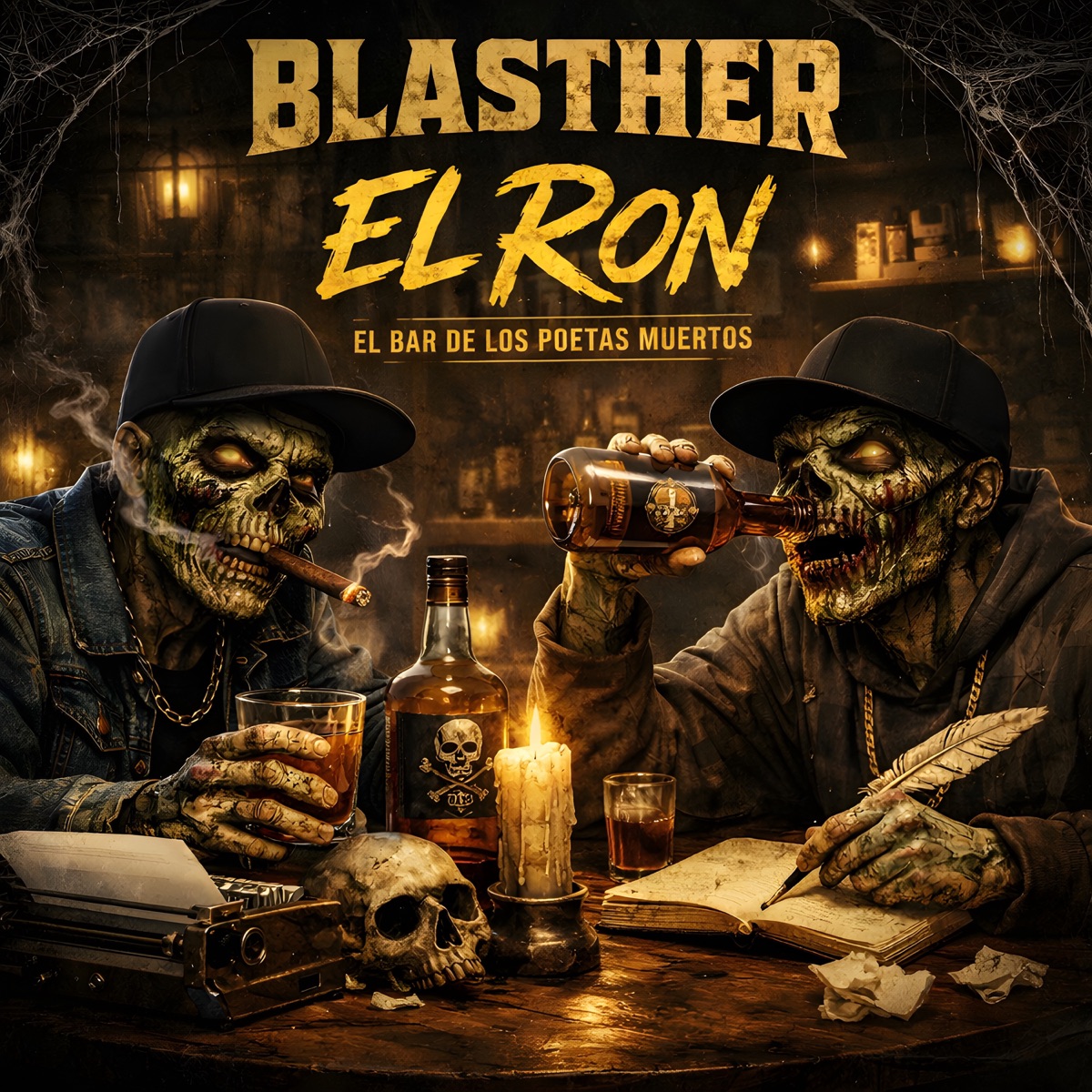 El Bar de los Poetas muertos - Single by Blasther & El Ron album cover