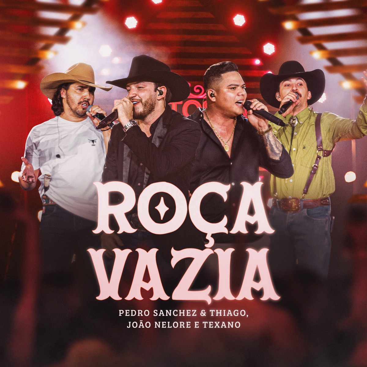 Roça Vazia (Ao Vivo) - Single by Pedro Sanchez e Thiago & João Nelore & Texano album cover