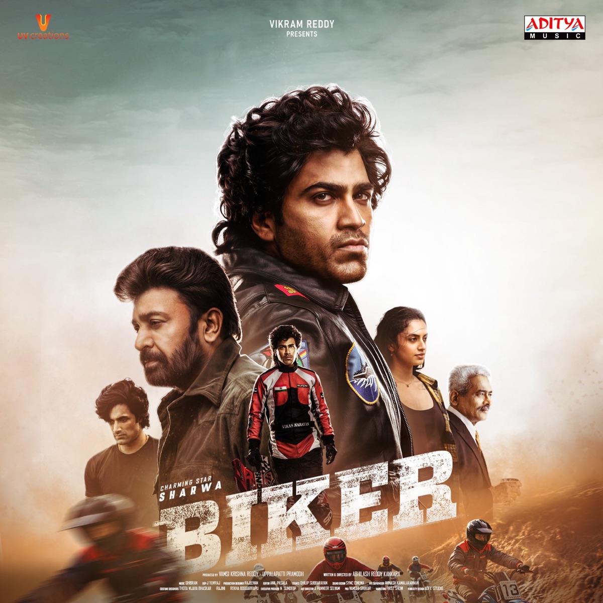 BIKER (Original Motion Picture Soundtrack) by Ghibran, Krishna Kanth, Raghu Ram & Dinesh Kakkerla album cover