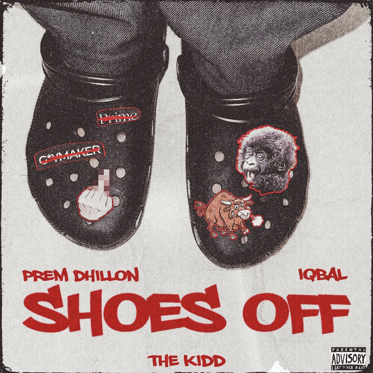 Shoes Off - Single by Prem Dhillon, Iqbal & The Kidd album cover