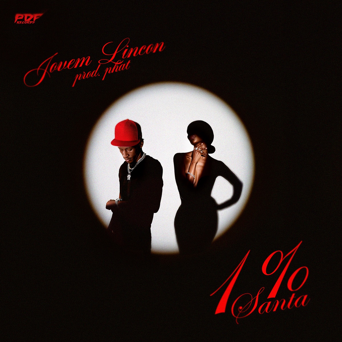 1% Santa - Single by Jovem Lincon, Phat & PDF RECORDS album cover