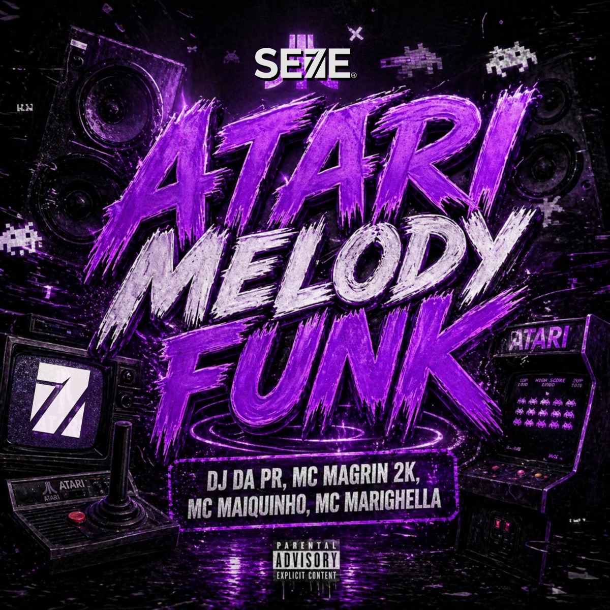ATARI MELODY FUNK - Single by DJ DA PR, mc magrin 2k, Mc Maiquinho & MC MARIGHELLA album cover