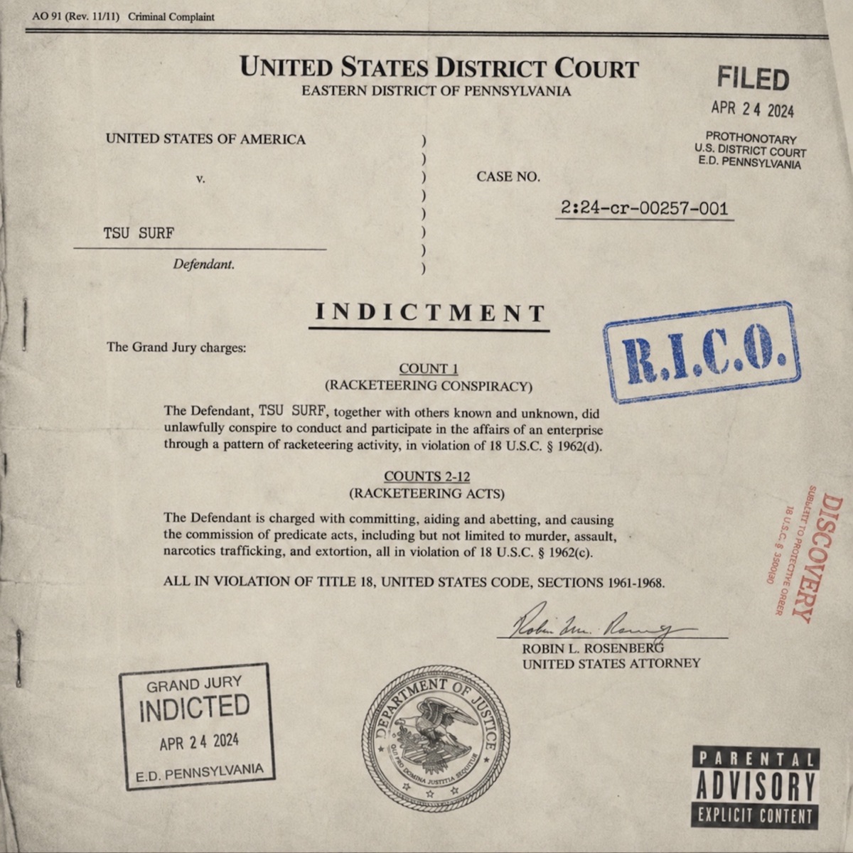 REAL INSIDE COLD OUTSIDE by Tsu Surf album cover artwork