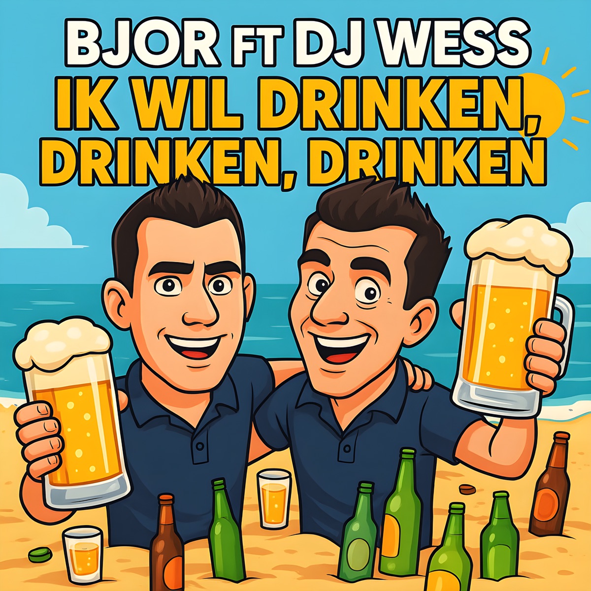 Ik Wil Drinken, Drinken, Drinken - Single by Bjór & DJ WESS album cover