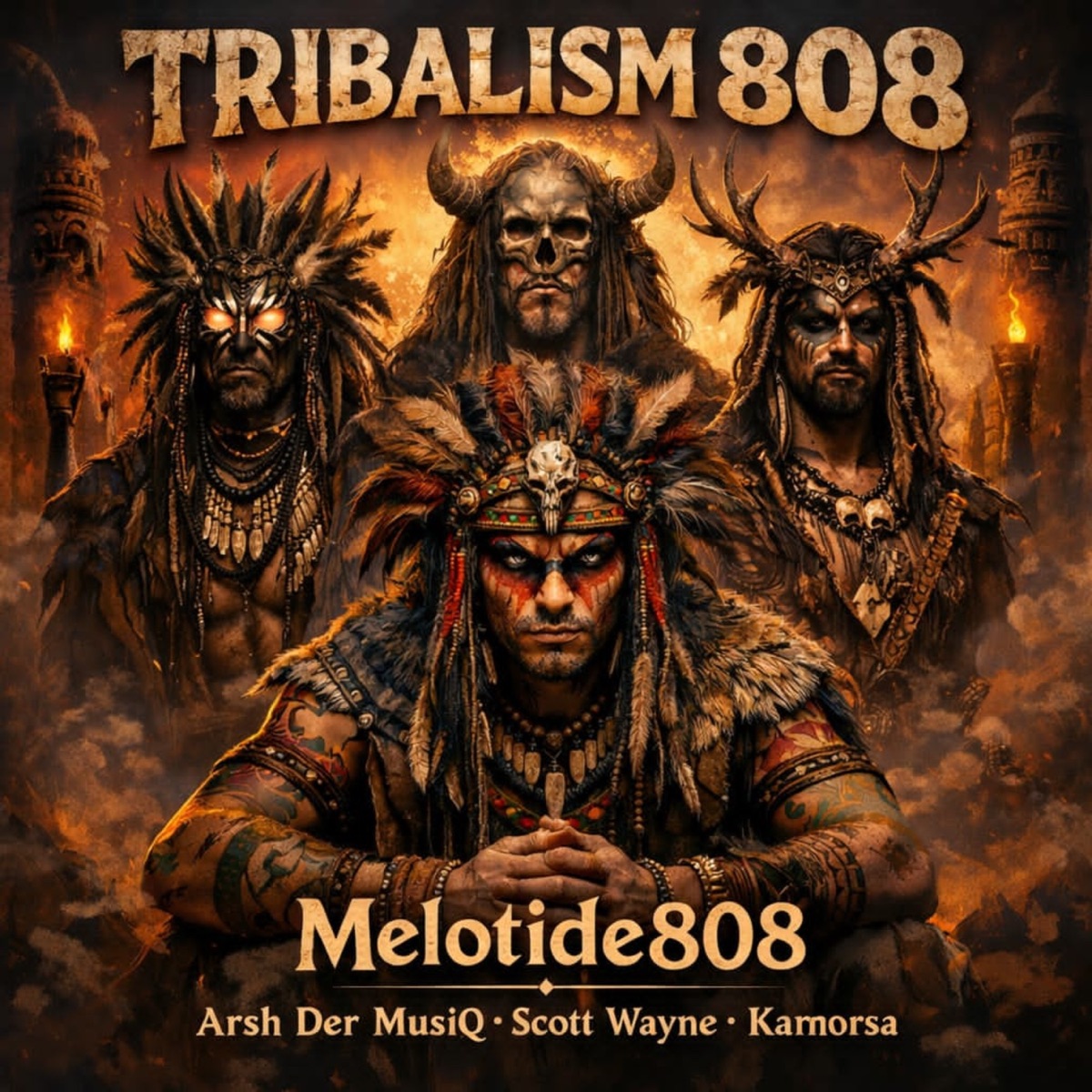 Tribalism808 - Single by Melotide808, Arsh Der MusiQ, Scott Wayne & Kamorsa album cover