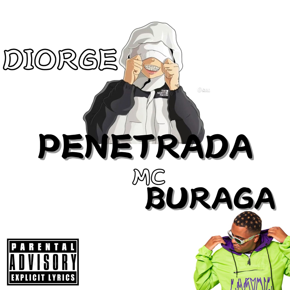 PENETRADA (feat. MC BURAGA) - Single by DIORGE album cover