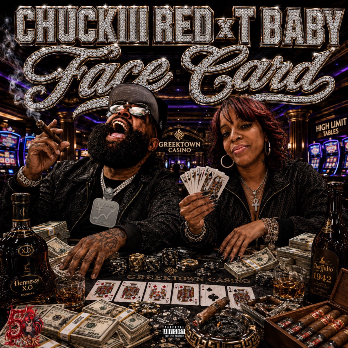 Face Card (feat. T baby) - Single by Chuckiii Red album cover