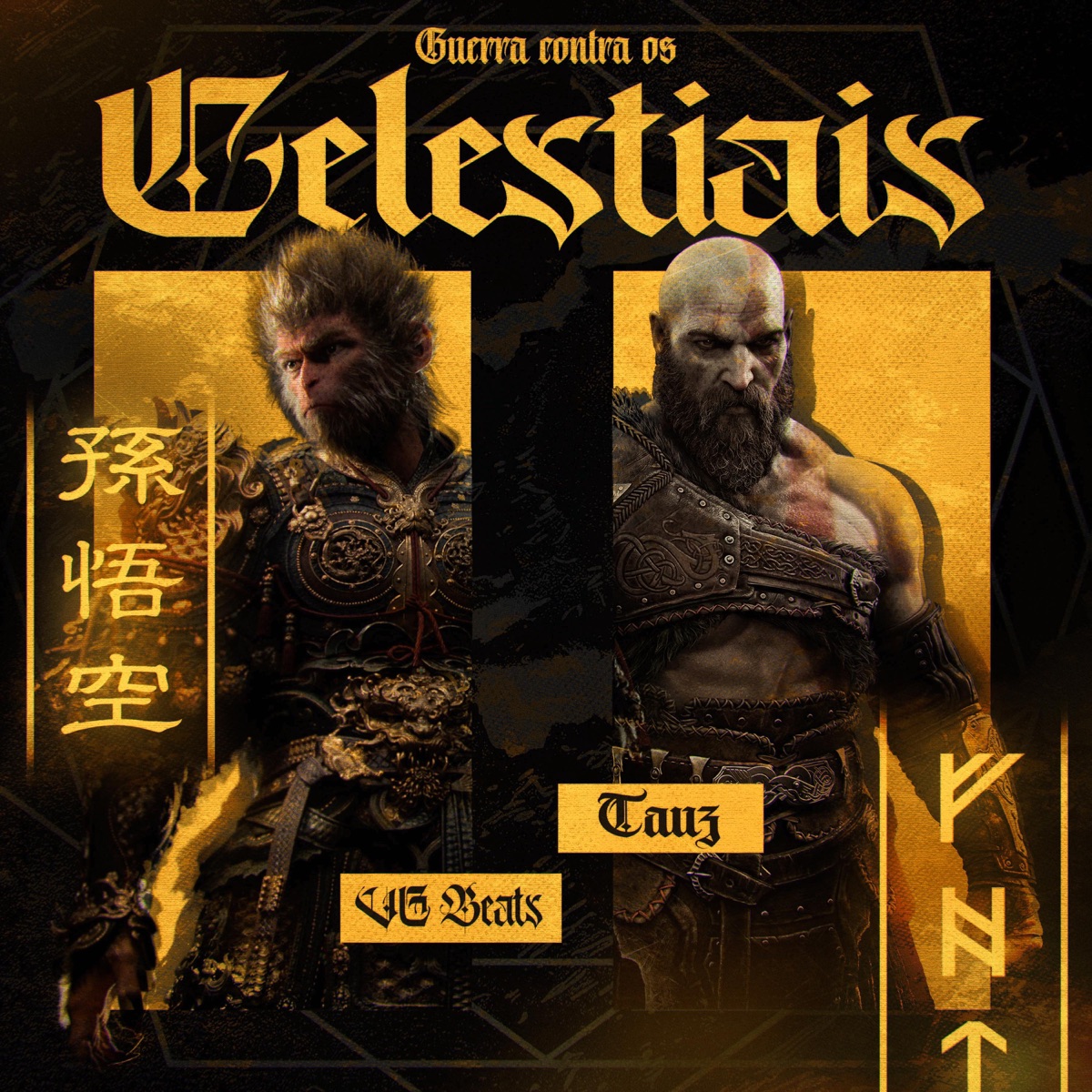 Wukong e Kratos, Guerra Contra os Celestiais - Single by VG Beats album cover