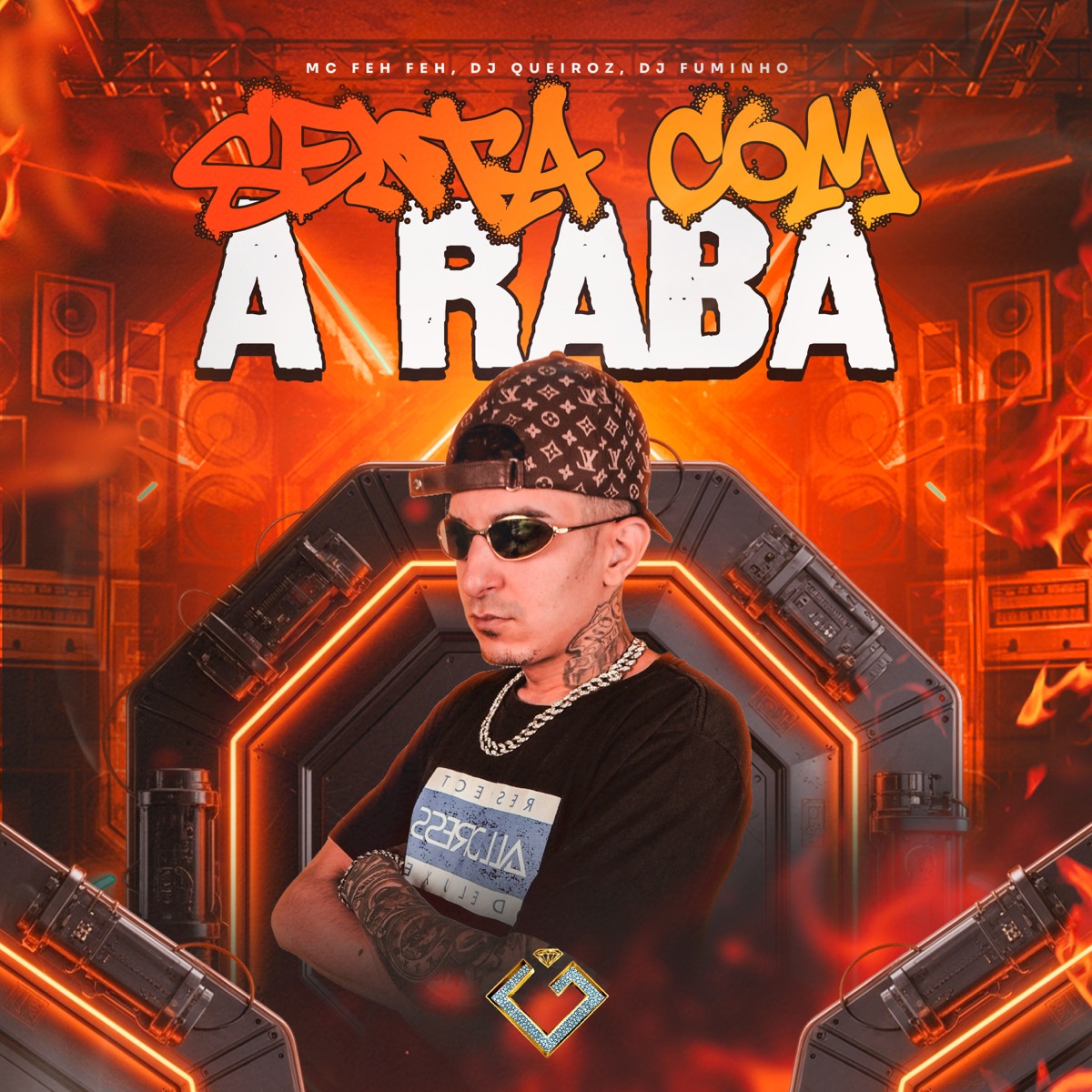 Senta Com a Raba - Single by MC FEH FEH & DJ FUMINHO album cover
