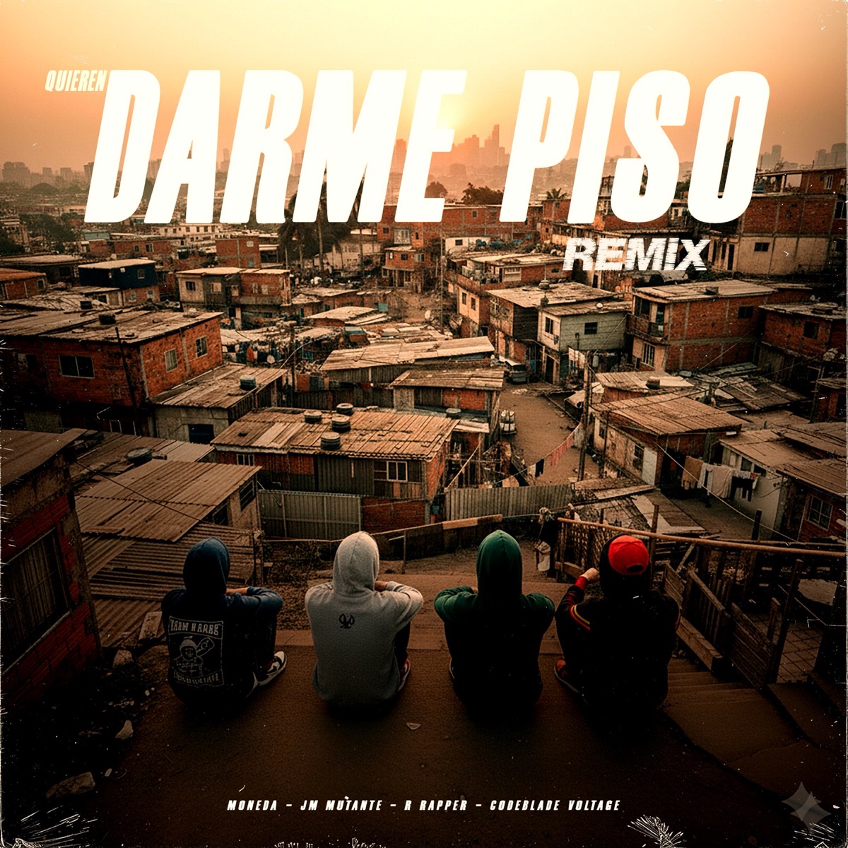 Quieren Darme Piso (Remix) - Single by Moneda, Jm Mutante, Codeblade Voltage & R Rapper album cover