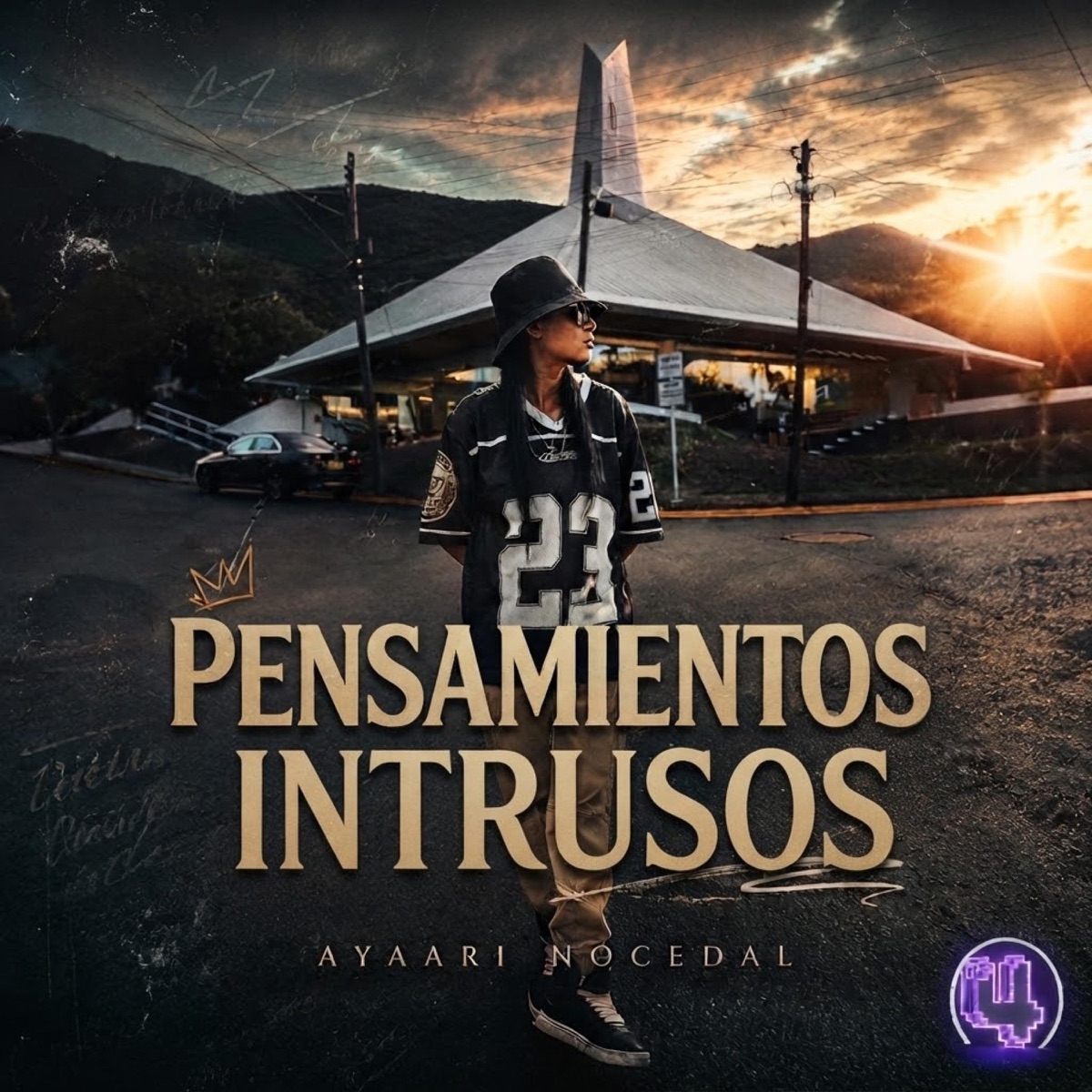 Pensamientos intrusos (feat. 4bra) - Single by Ayaari Nocedal album cover