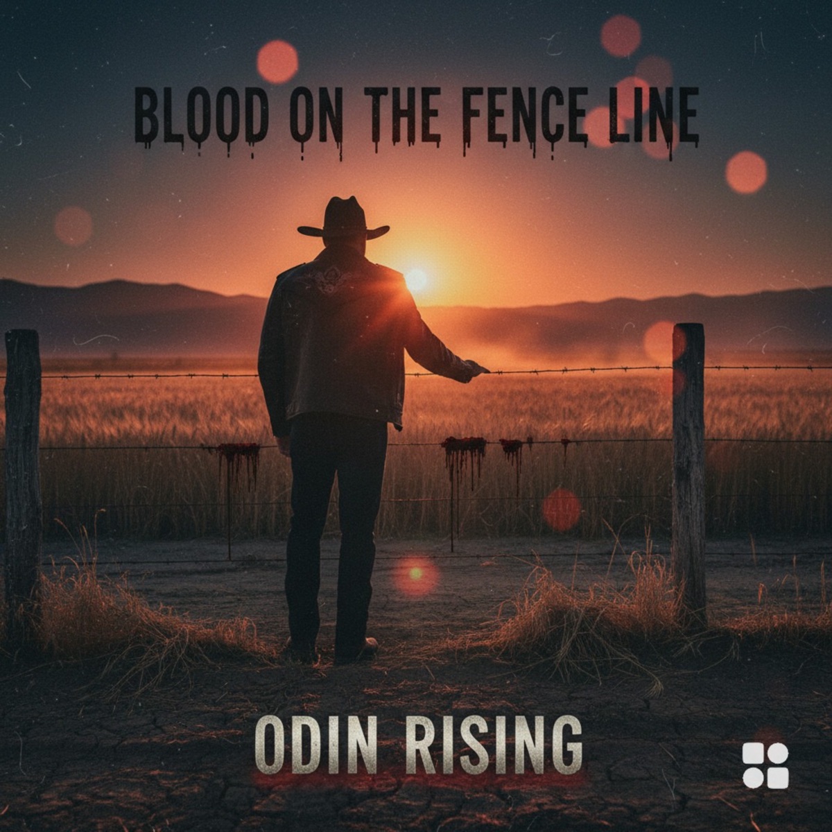 Blood on the Fence Line - Single by Odin Rising album cover