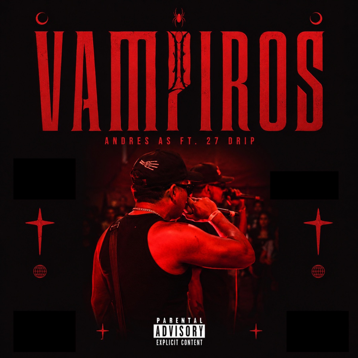 Vampiros (feat. 27 Drip & Blacod) - Single by Andres As album cover