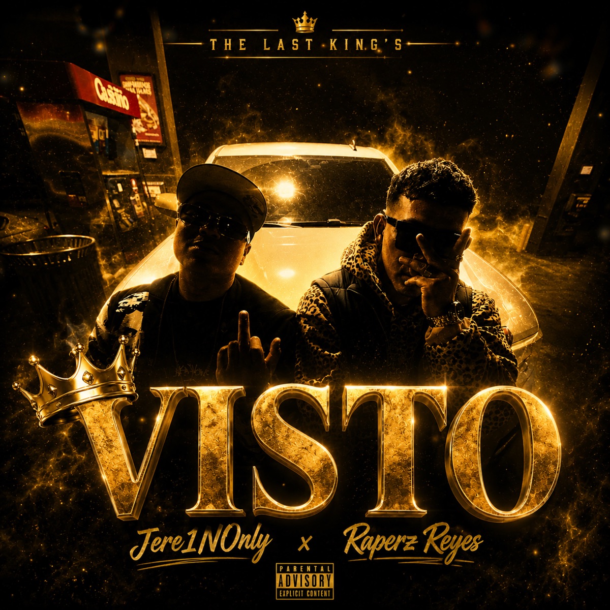 VISTO (feat. Raperz Reyes) - Single by Jere1'NOnly album cover