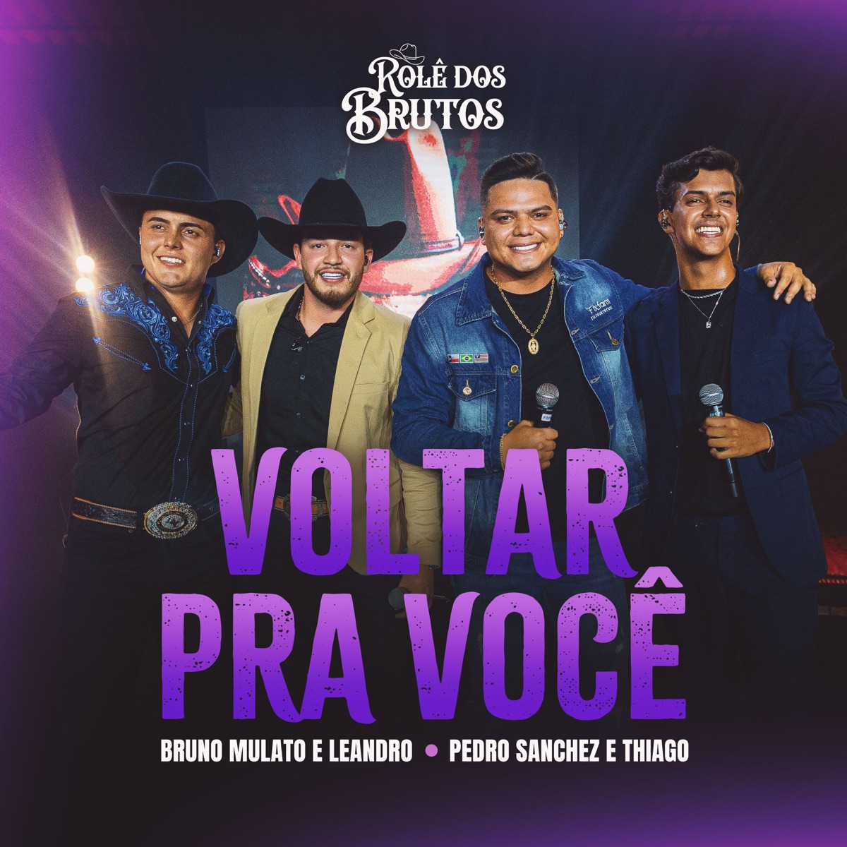 Voltar pra Você (Rolê do Brutos) [Ao Vivo] - Single by Bruno Mulato e Leandro & Pedro Sanchez e Thiago album cover