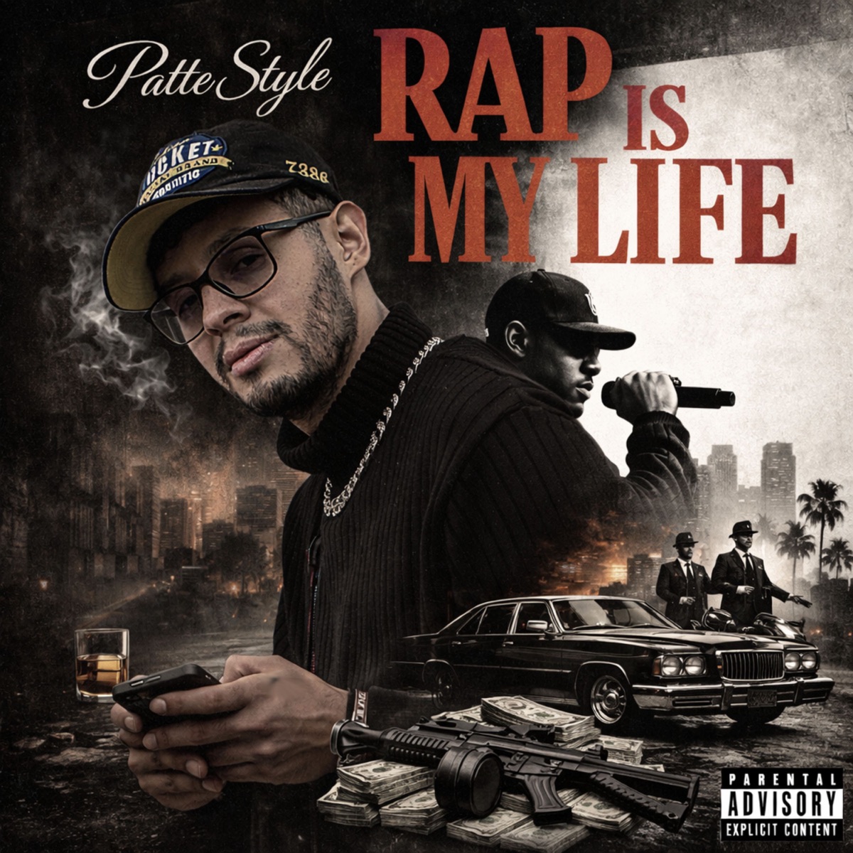 RAP IS MY LIFE by Patte Style album cover