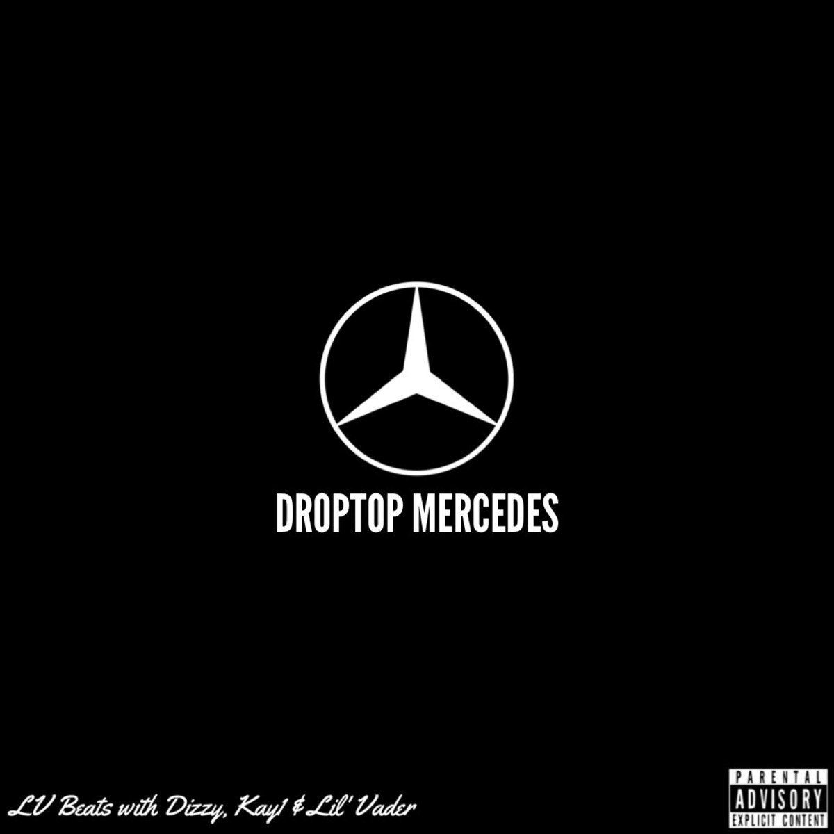 DropTop Mercedes (feat. D1zzy & Kay1) - Single by Lil' Vader album cover