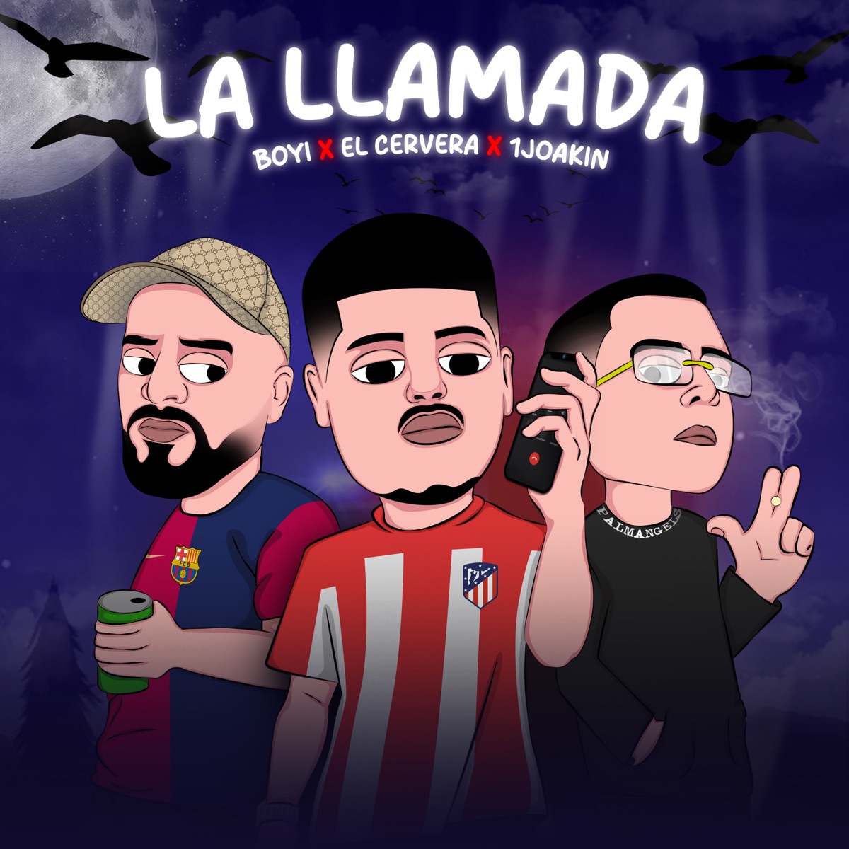 LA LLAMADA - Single by El Cervera, mvp boyi & 1joakin album cover