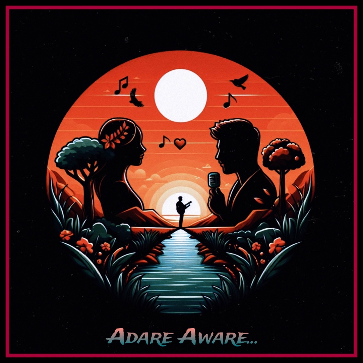 Adare Aware (feat. Pahan Sandeepa) - Single by Prakash Ranasinghe, Hirusha Fernando & Sumihiri Sankalpana album cover