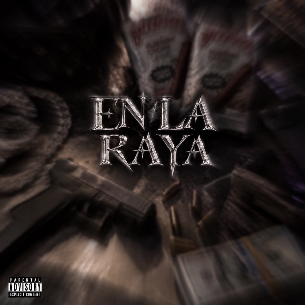 EN LA RAYA - Single by Carti186愛, AK M4RKO & frecuens album cover