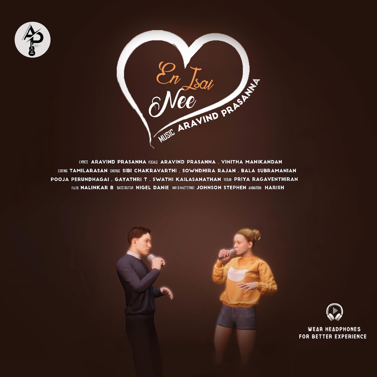 Enn Isai Nee (feat. Vinitha Manikandan) [Karaoke Version] - Single by Aravind Prasanna album cover