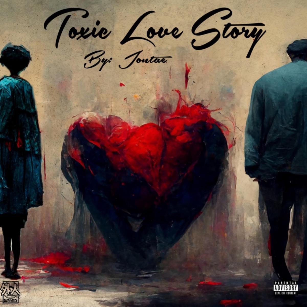 Toxic Love Story - Single by Jontae album cover