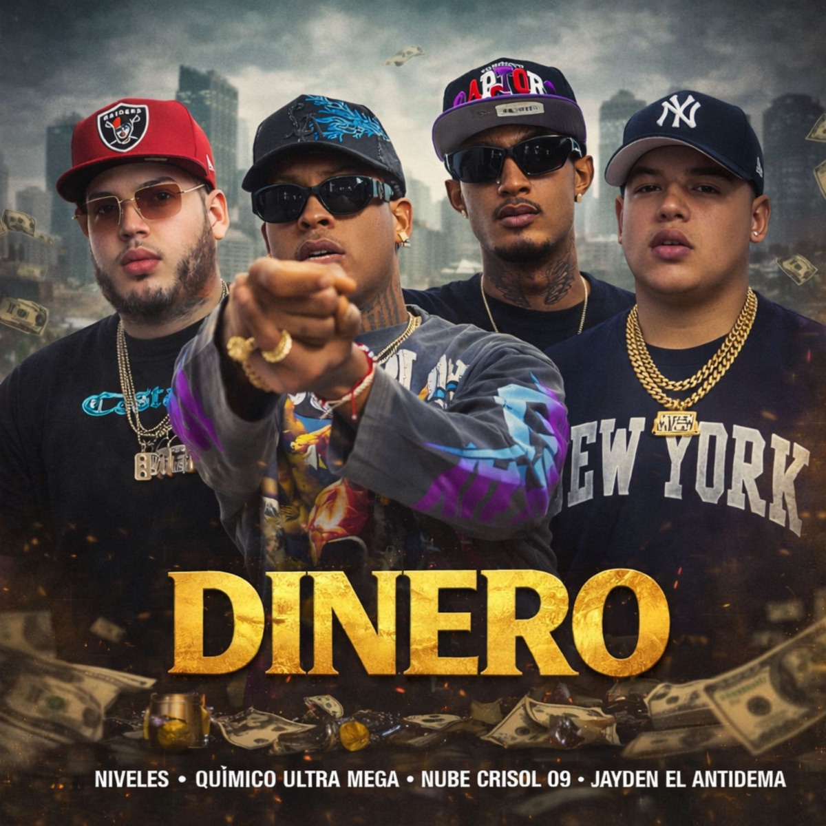 DINERO - Single by Niveles, Quimico Ultra Mega, Jayden El Antidema & Nube Crisol 09 album cover