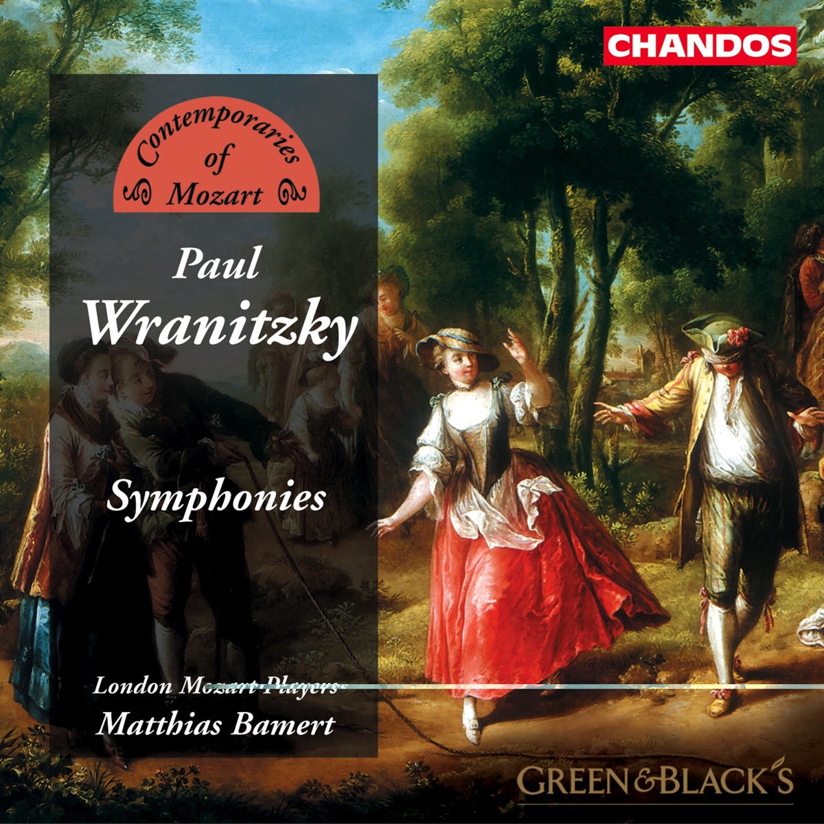 Wranitzky: Symphonies by London Mozart Players & Matthias Bamert album cover