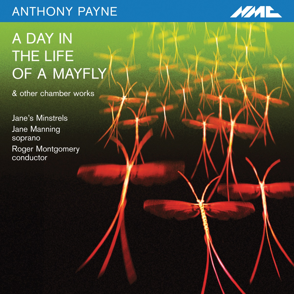 Payne: A Day in the Life of a Mayfly & Other Chamber Works by Jane's Minstrels, Jane Manning & Roger Montgomery album cover