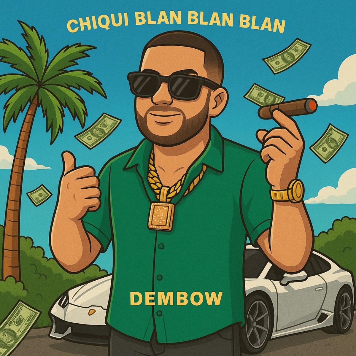 chiki blan (feat. Choco R11) - Single by Yovng Legendary album cover