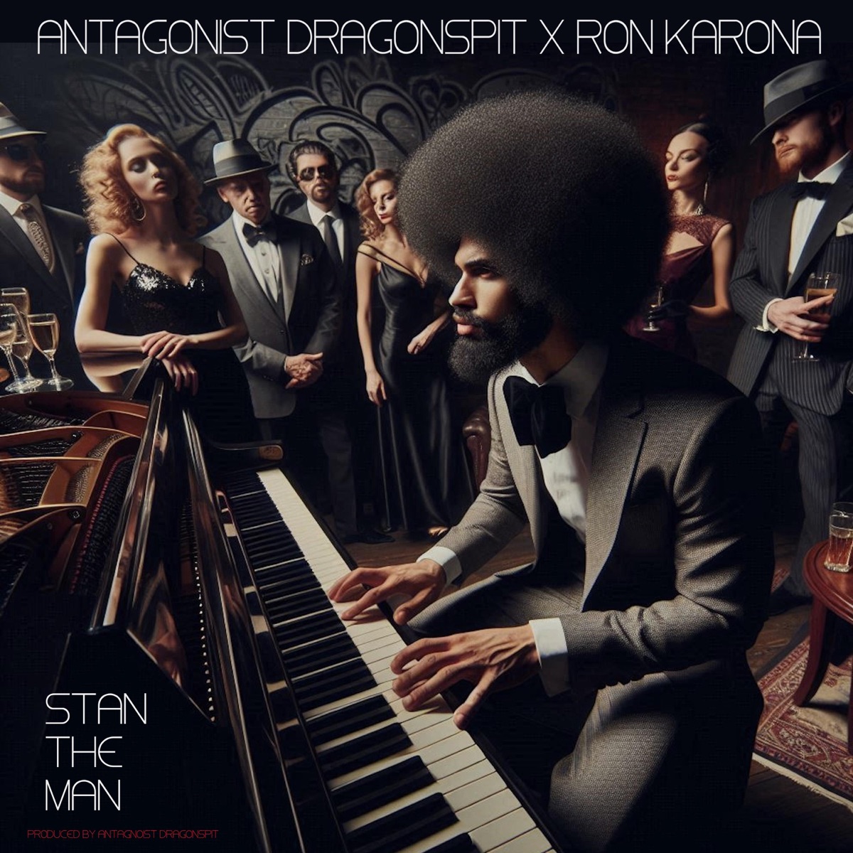 Stan the Man (feat. Ron Karona) - Single by Antagonist Dragonspit album cover