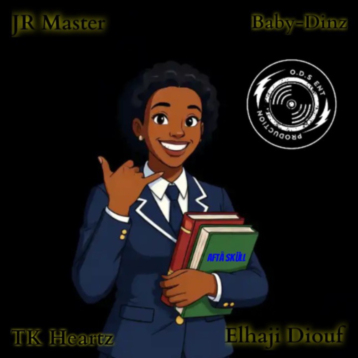 AFTÅ SKÜLL - Single by JR Master, Baby-Dinz, Tk Heartz & Elhaji Diouf album cover