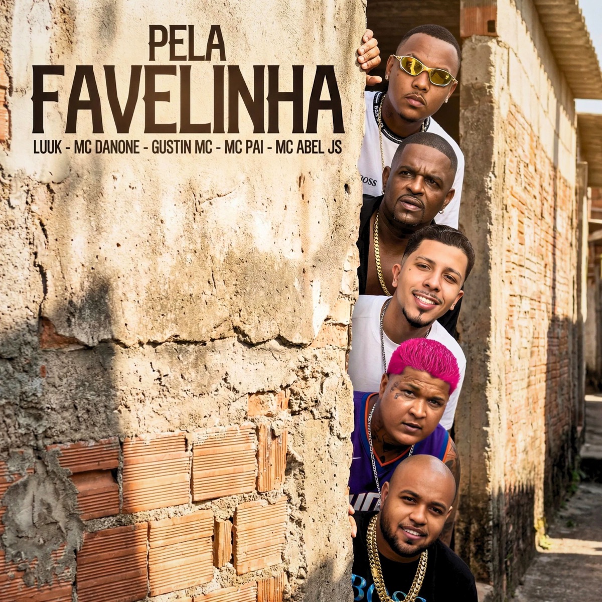 Pela Favelinha (feat. Mc Pai) - Single by LUUK, Mc Danone, Gustin MC & MC Abel JS album cover
