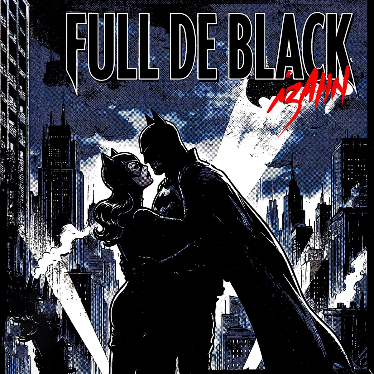 FULL DE BLACK - Single by IZAHN & Gittobeatz album cover