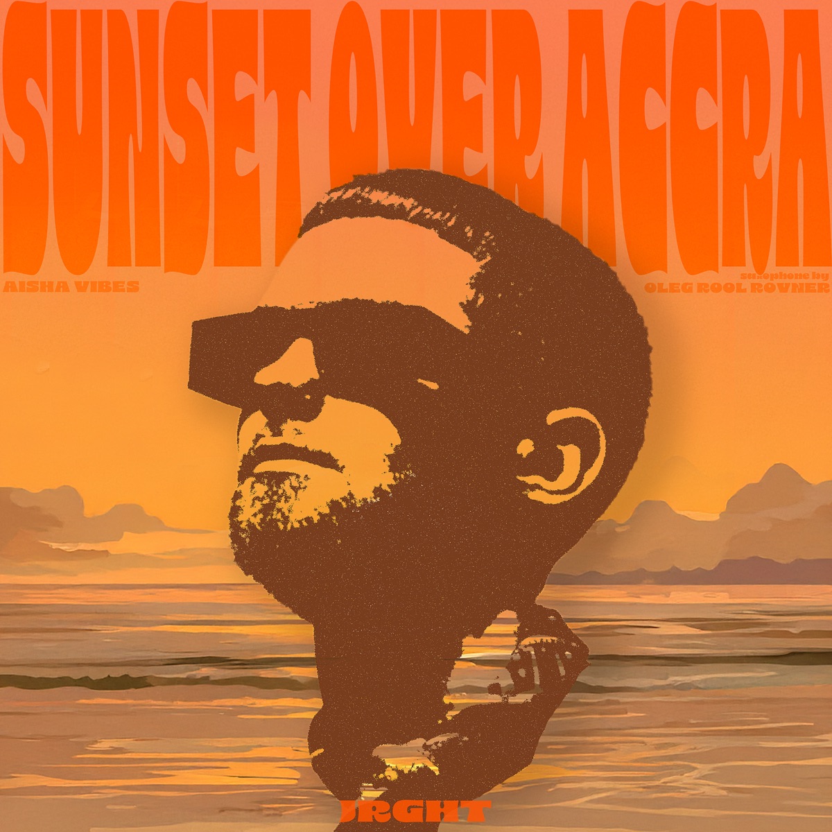 Sunset over Accra - Single by JRGHT & Aisha Vibes album cover