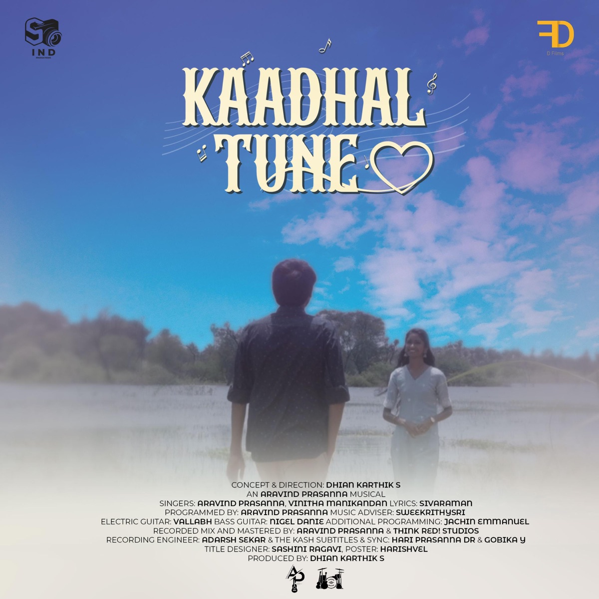 Kaadhal Tune (Karaoke) (feat. Vinitha Manikandan) - Single by Aravind Prasanna album cover