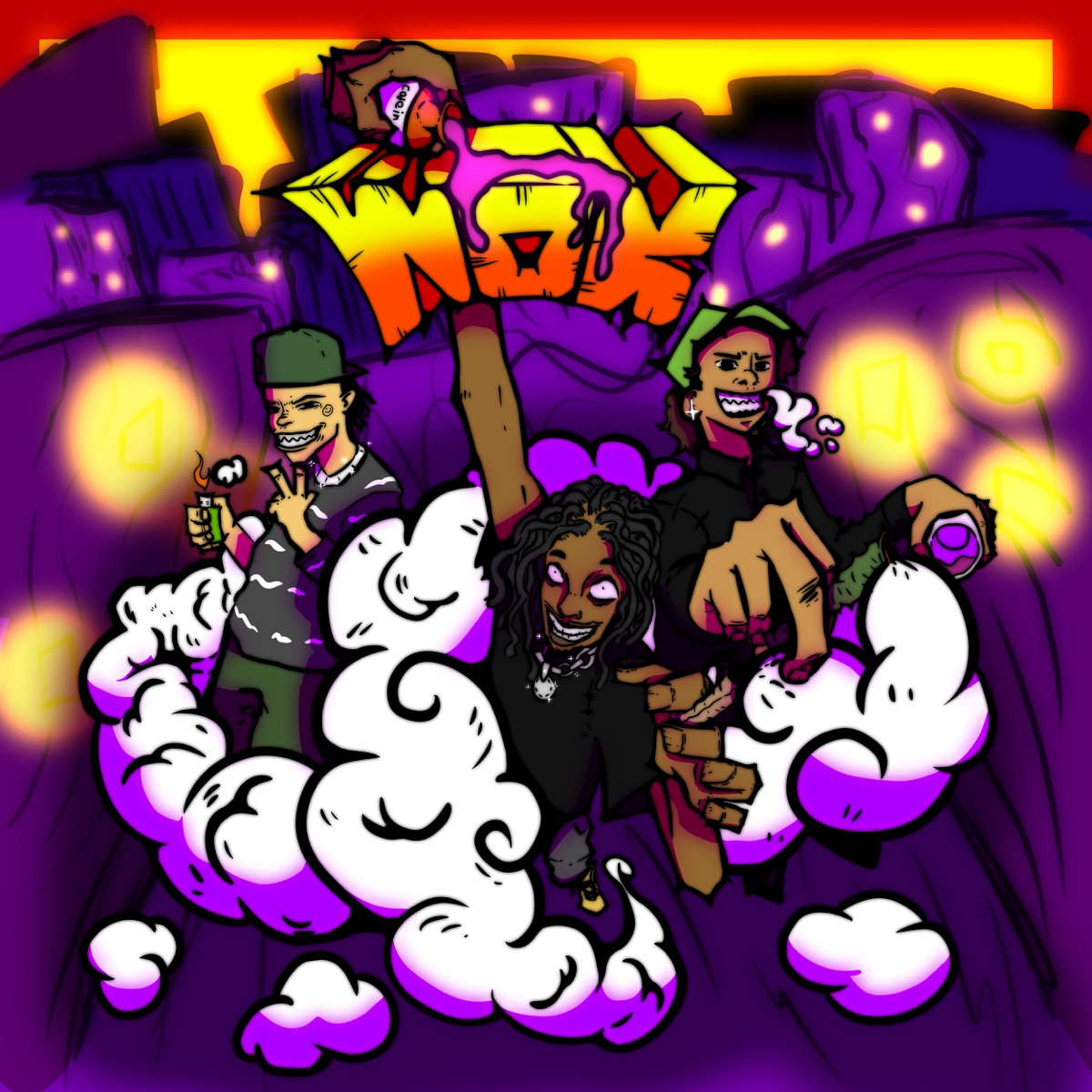 WOK (feat. prxdsimon) - Single by Franco, The Sir!, Fab godamn & WillsBife album cover