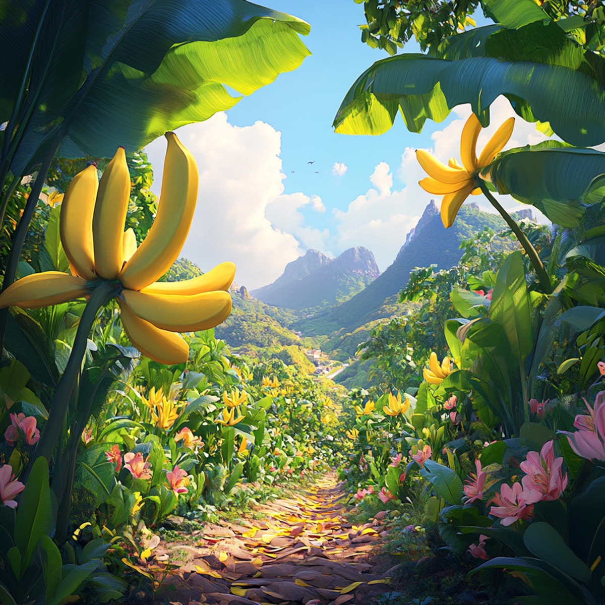 Banana Blossom - Single by Moon Ghetto & 7&Nine album cover