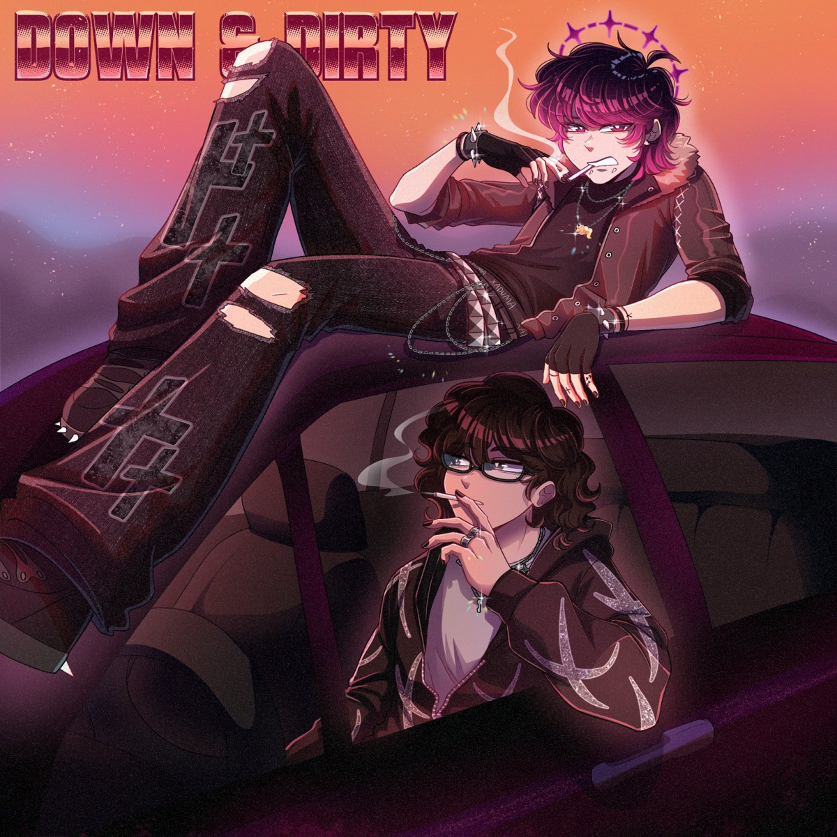 DOWN&DIRTY - Single by xaduma & Vyzer album cover