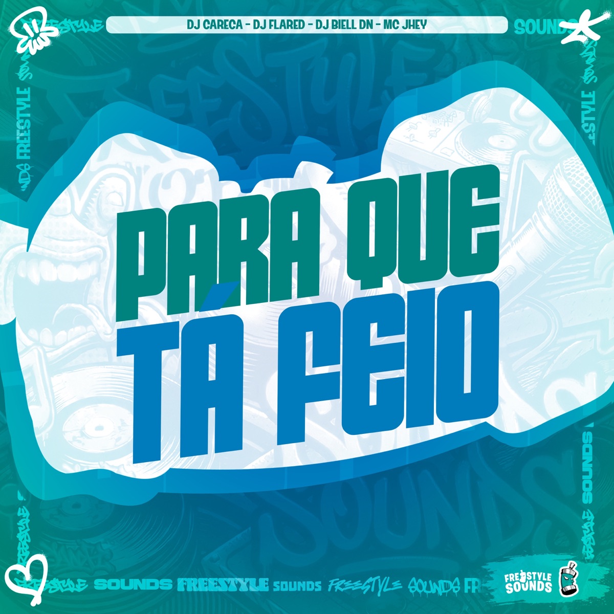 Para Que Tá Feio - Single by Dj careca, Dj Flared, DJ BIELL DN & Mc Jhey album cover
