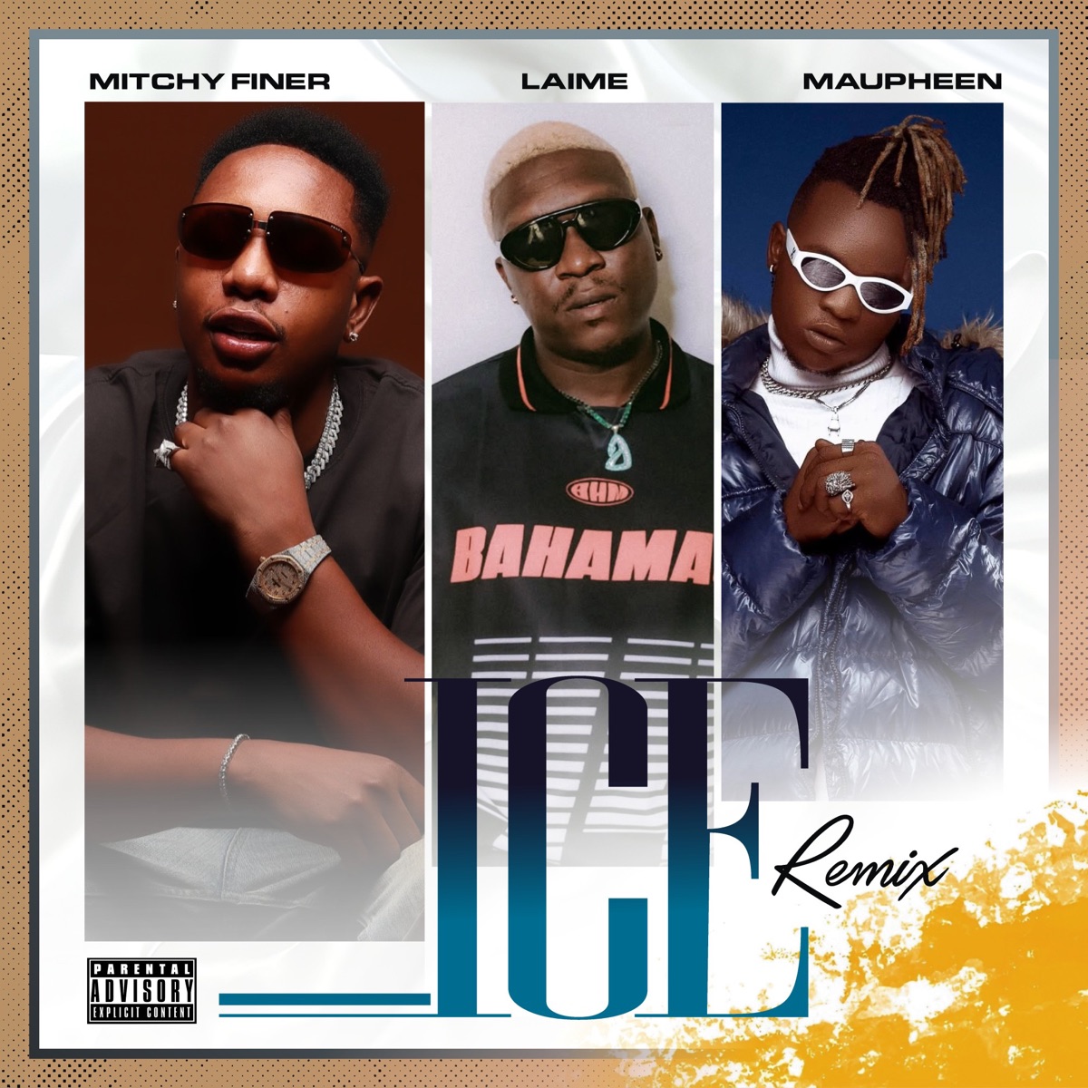 Ice (Remix) [feat. Laime] - Single by Mitchy Finer & Maupheen album cover