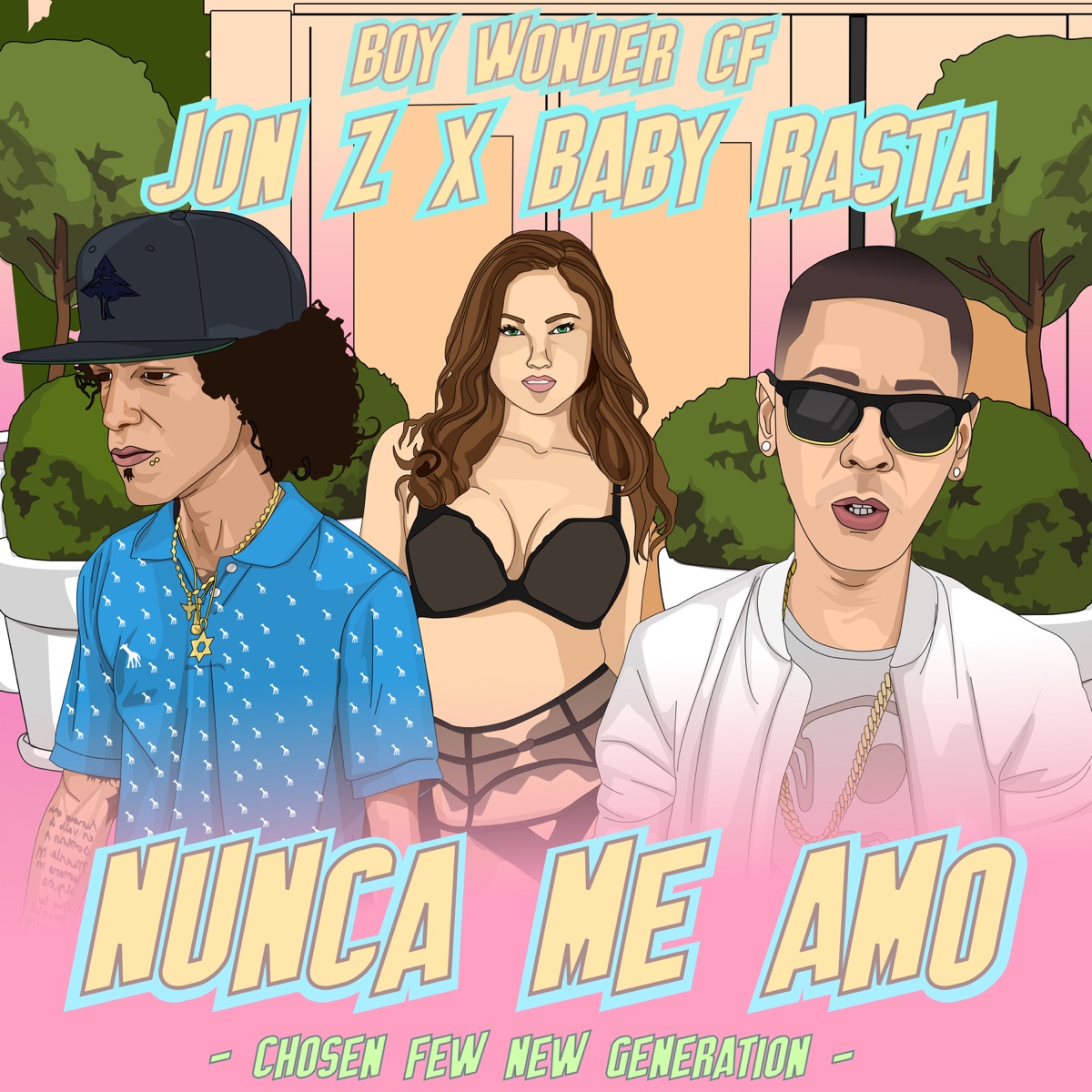Nunca Me Amo - Single by Boy Wonder CF, Jon Z & Baby Rasta album cover