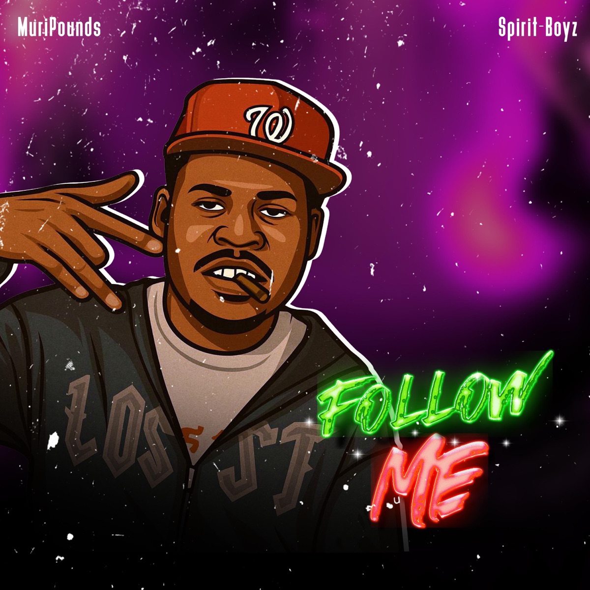 Follow me (feat. Spirit-boyz) - Single by Muripounds album cover