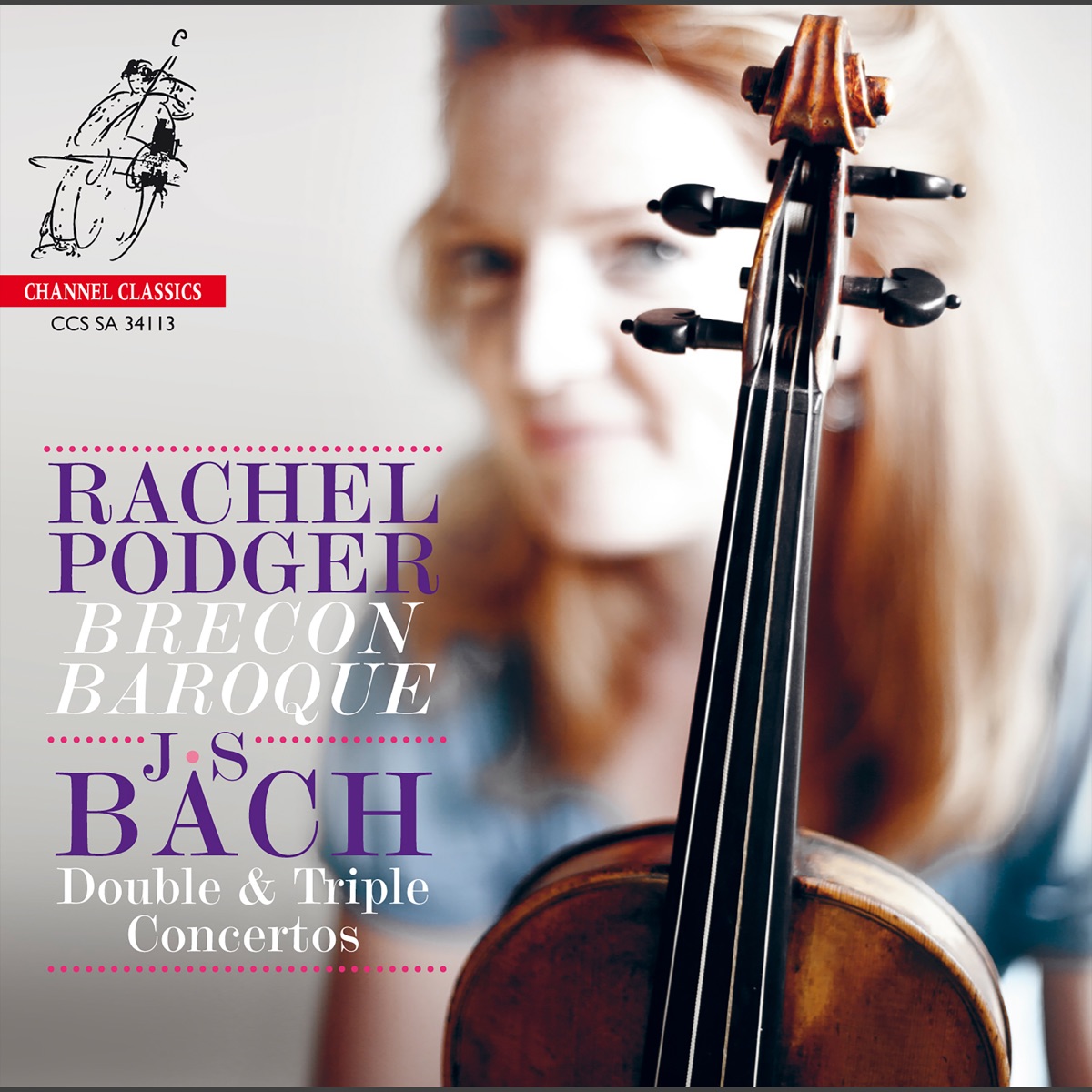 Bach: Double & Triple Concertos by Rachel Podger & Brecon Baroque album cover
