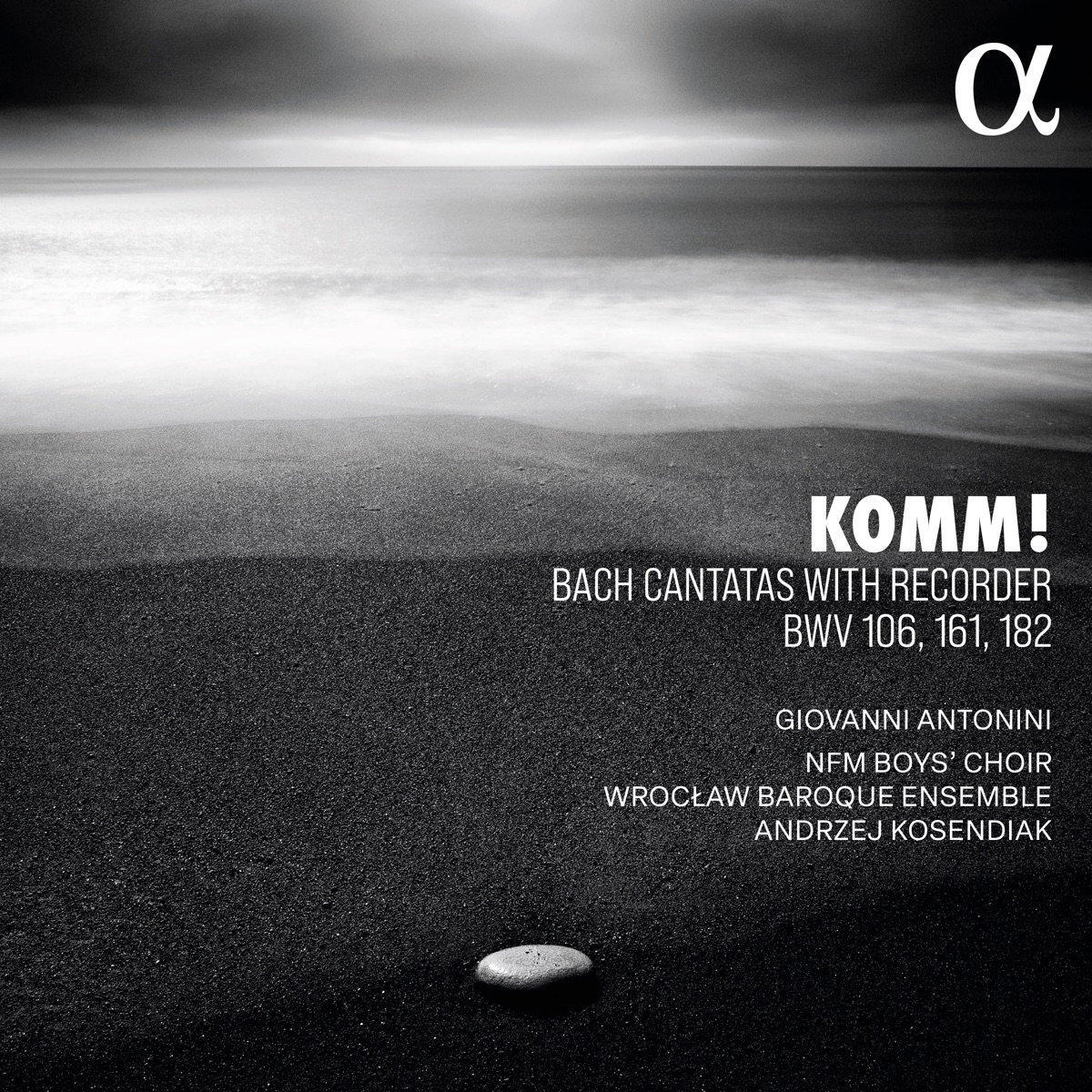 Komm! by Wrocław Baroque Ensemble, Daniel Elgersma, Piotr Olech, Sheng-Fang Chiu, Maciej Gocman, Tomáš Král, Giovanni Antonini, Stanisław Adamus, Andrzej Kosendiak & NFM Boys' Choir album cover